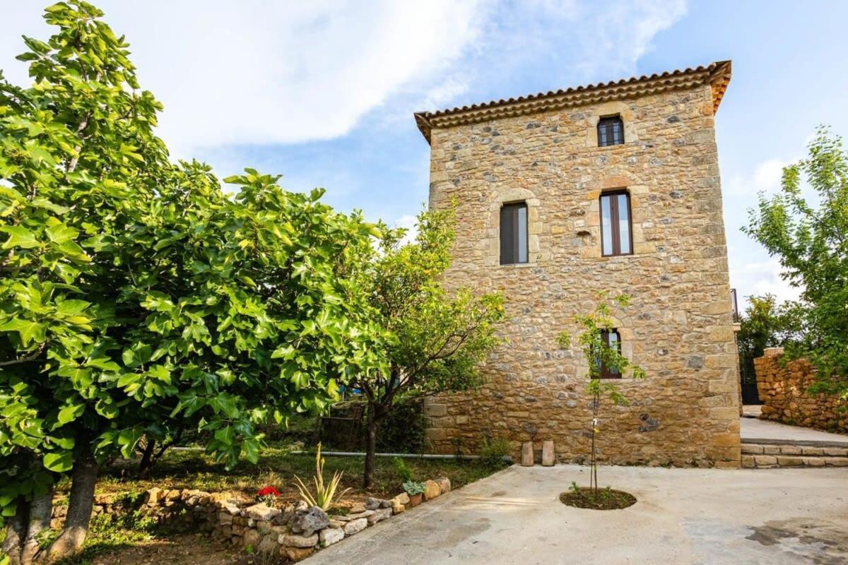 Mantineia Stone Villa-An Ethereal Getaway Megali Mantineia Exterior foto